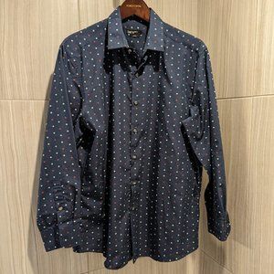 Bar III Long Sleeve Shirt - Abstract Pattern